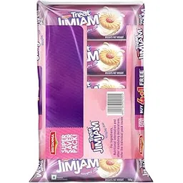 Britannia Biscuits - Jim Jam, (4+1)x100g Combo Pack-picture-29