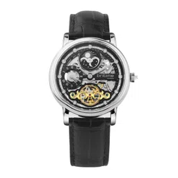 Britime Men Leather Straps Analogue Automatic Motion Powered Watch 641-L10406-picture-14