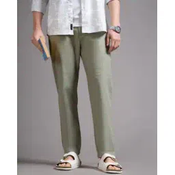 british club Men Straight Fit Flat-Front Trousers-picture-37