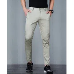 british club Slim Fit Flat-Front Trousers-picture-11