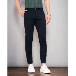 british club Slim Fit Flat-Front Trousers-picture-32