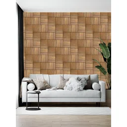 British Terminal Beige & Brown Geometric Printed Self-Adhesive Wall Sticker-picture-16