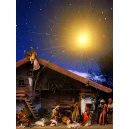 British Terminal Blue & Brown Lord Jesus Christ Wall Poster-image-12