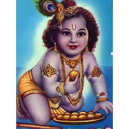 British Terminal Blue & Gold-Toned Religious Wall Art-image-11