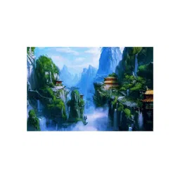 British Terminal Blue & Green Nature Wall Poster-image-2