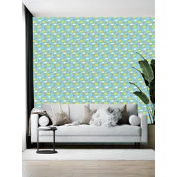 British Terminal Blue Printed Self-Adhesive Wallpaper-picture-22