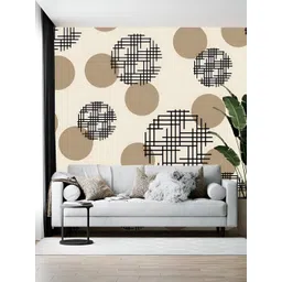 British Terminal Cream & Black Printed Self-Adhesive Wall Paper Sticker-picture-33
