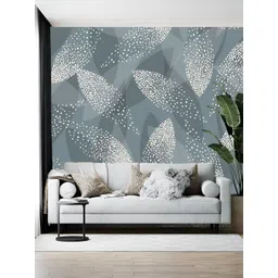 British Terminal Grey & White Abstract Printed Wallpaper-picture-15