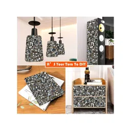 British Terminal Grey Printed Self-Adhesive Wallpaper image 2