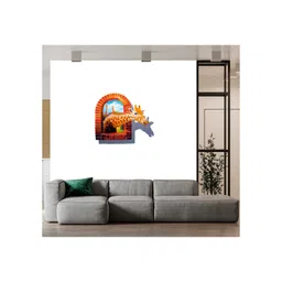 British Terminal Orange & Blue Birds & Animals Wall Poster-picture-17