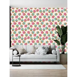 British Terminal Pink & Blue Printed Self-Adhesive Wallpaper-picture-18