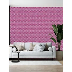 British Terminal Pink Printed Self-Adhesive Wallpaper-picture-15