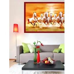 British Terminal Red & Orange 1 Piece Paper Birds and Animals Wall Paintings-picture-26