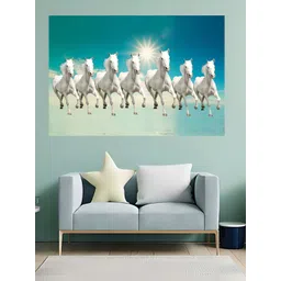 British Terminal White & Blue 1 Piece Paper Birds and Animals Wall Photographs-picture-14