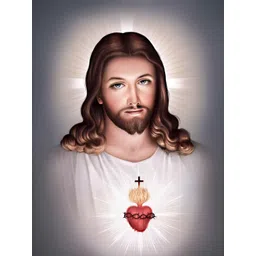 British Terminal White & Red Religious Wall Art-picture-33