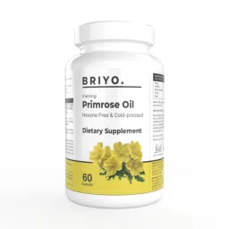 Briyo Primrose oil 500 mg (Natural source of GLA) - 60 Capsules to help promote women Health-image-40