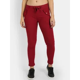 BROADSTAR Women Smart Skinny Fit High-Rise Easy Wash Trousers-picture-26