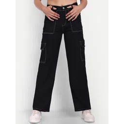 BROADSTAR Women Smart Straight Fit High-Rise Stretchable Jeans-picture-27