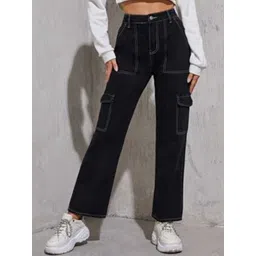 BROADSTAR Women Smart Straight Fit High-Rise Stretchable Jeans-picture-10