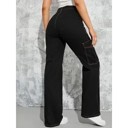 BROADSTAR Women Smart Straight Fit High-Rise Stretchable Jeans image 3