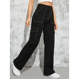 BROADSTAR Women Smart Straight Fit High-Rise Stretchable Jeans image 1