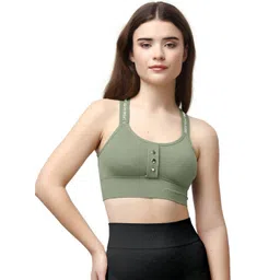BROKE BRAND Medium Coverage Lightly Padded Sports Bra-image-10