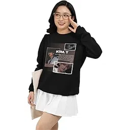 broke memers Kim T Kpop Collection Printed Graphic Sweatshirt for Women and Men-picture-25