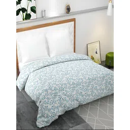 Bromwick White& Blue Printed Double Size DuvetCover-picture-42