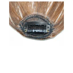 Bronson Professional Clip-In Bangs Fringe Hair Extension Front With Temples - Natural Brown - 2-picture-11
