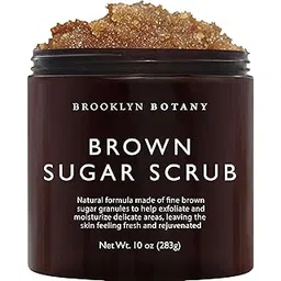 Brooklyn Botany Brown Sugar Body Scrub - Great as Face Scrub & Exfoliating Body Scrub for Cellulite Removal, Stretch Marks, Foot Scrub, Great Gift For Her - 10 oz-picture-28