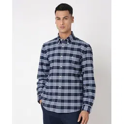 brooks brothers Men Checks Regular Fit Cotton Classic Shirt-picture-15