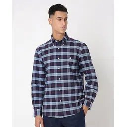 brooks brothers Men Checks Regular Fit Cotton Classic Shirt-picture-27