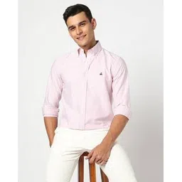 brooks brothers Men Striped Regular Fit Cotton Shirt-picture-35