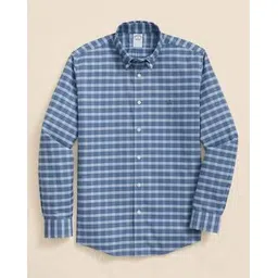 brooks brothers Non-Iron Oxford Pattern Regular Fit Sport Shirt-picture-27