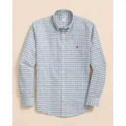 brooks brothers Non-Iron Oxford Pattern Regular Fit Sport Shirt-picture-14