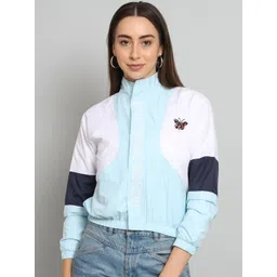 BROOWL Colourblocked Lightweight Bomber Jacket-picture-13