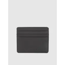 BROWN BEAR Men Black Solid Leather Card Holder-picture-36