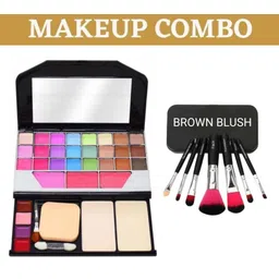 brown blush 6155 MAKEUP KIT WITH BLACK BRUSH SET-picture-17