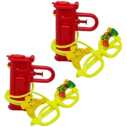 brown leaf Small Funky Goggle Pichkari Water Gun for Kids Holi & Pool Party Fun(2 Pichkari) Water Gun-picture-11