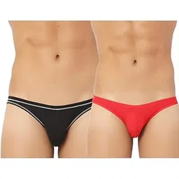 bruchi club Thong for Men Set of 2 | Sexy Thongs Brief Men's Active Thong for Gym | Most Comfortable Men's Thong | Black Men's Brief Combo Amazon-picture-14