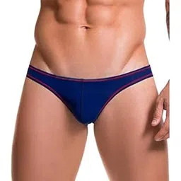 bruchi club Thongs for Men's Polyester Blend G-Strings and Thongs Royal Blue Medium Size Thongs for Men's-picture-39