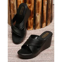 Bruno Manetti Black PU Wedge-picture-23