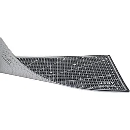 BRUSTRO Double Sided Self Healing 5 Layers Cutting Mat Metric/Imperial | A3, 45 x 30 cm, Black | Eco Friendly, Heavy Duty, Multi Layer, Non Slip, Non Reflective, Ideal for Creafting, Cutting Papers-image-0