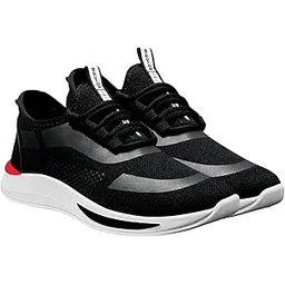 bruton Running Shoes Sport Shoe for Men & Boy's- Black, UK 8-picture-27