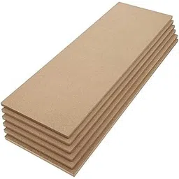 Bs amor 5.5 mm MDF Board Sheet (5 x 15 Inch) 6 Pcs Hardboard Sheets for Art and Crafts,Brown-picture-28