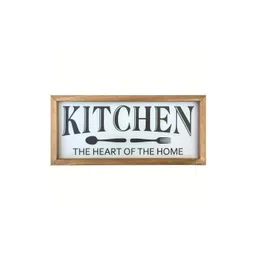 BS AMOR Brown & White Wooden Kitchen Sign Wall Decor image 2