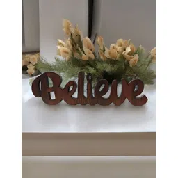 BS AMOR Brown Wood Believe Brown Table Decor-picture-18