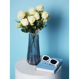 BS AMOR Set Of 2 Yellow Artificial Rose Bunch-picture-16