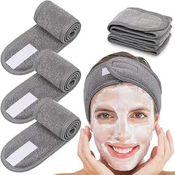 bstnk Face wash headband facial bands cotton headband for makeup time face wash hair for women, girl Facial Headband for Makeup, Beauty Professional, Salon, Spa, Parlour Facial Band for face wash-picture-11