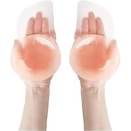 bstnk Nipple Cover for Women | Reusable & Ultra Thin Soft Silicone, Waterproof & Sweat-Free Bra Pad | Smooth Look for Bra, Shape Wear Dress, Strapless, Sheer Top Dress for Women Beige-picture-33